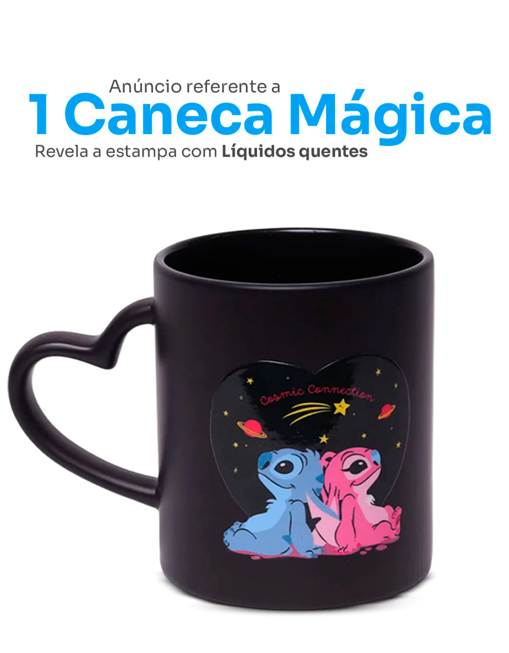 Caneca Magic Stitch e Angel Namorados – 350 ml