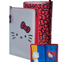 Caderno com Pasta Hello Kitty – 40 Folhas 21 x 41 cm