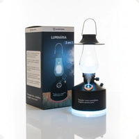 Luminária Lampião LED 3 em 1 com Umidificador