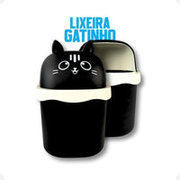 Lixeira com Tampa Basculante Gato – 15 L