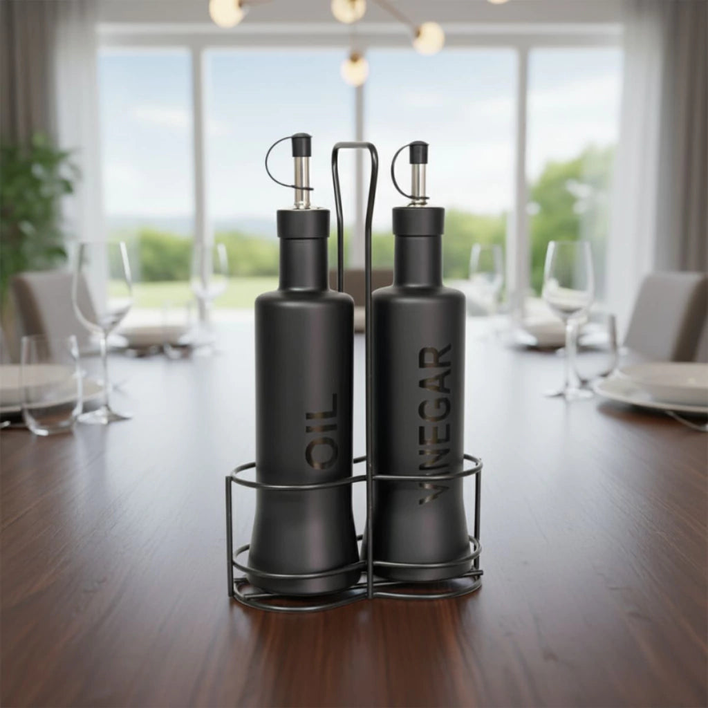 Galheteiro Nero em Vidro Hauskraft – 3 Peças 300 ml
