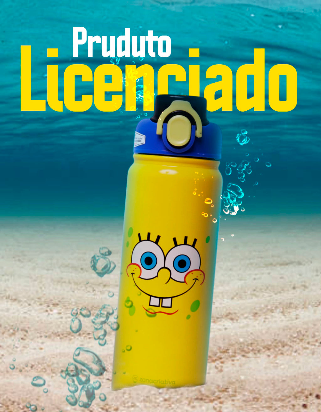 Garrafa Térmica Galaxy Bob Esponja – 650 ml