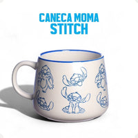 Caneca Moma Cerâmica 500ml Stitch