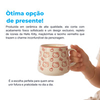 Caneca Moma Cerâmica 500ml Hello Kitty