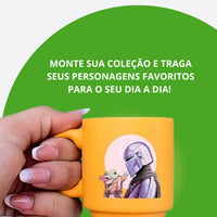 Caneca Mini Tina Cerâmica 100ml Mandalorian