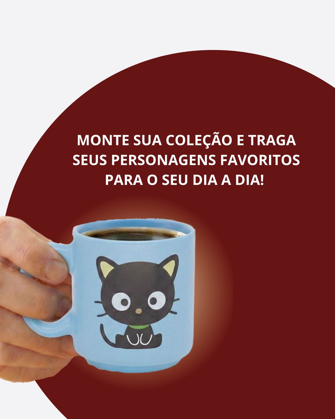 Caneca Mini Tina Cerâmica 100ml Chococat