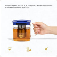 Chaleira com Infusor Hogwarts Harry Potter – 730 ml