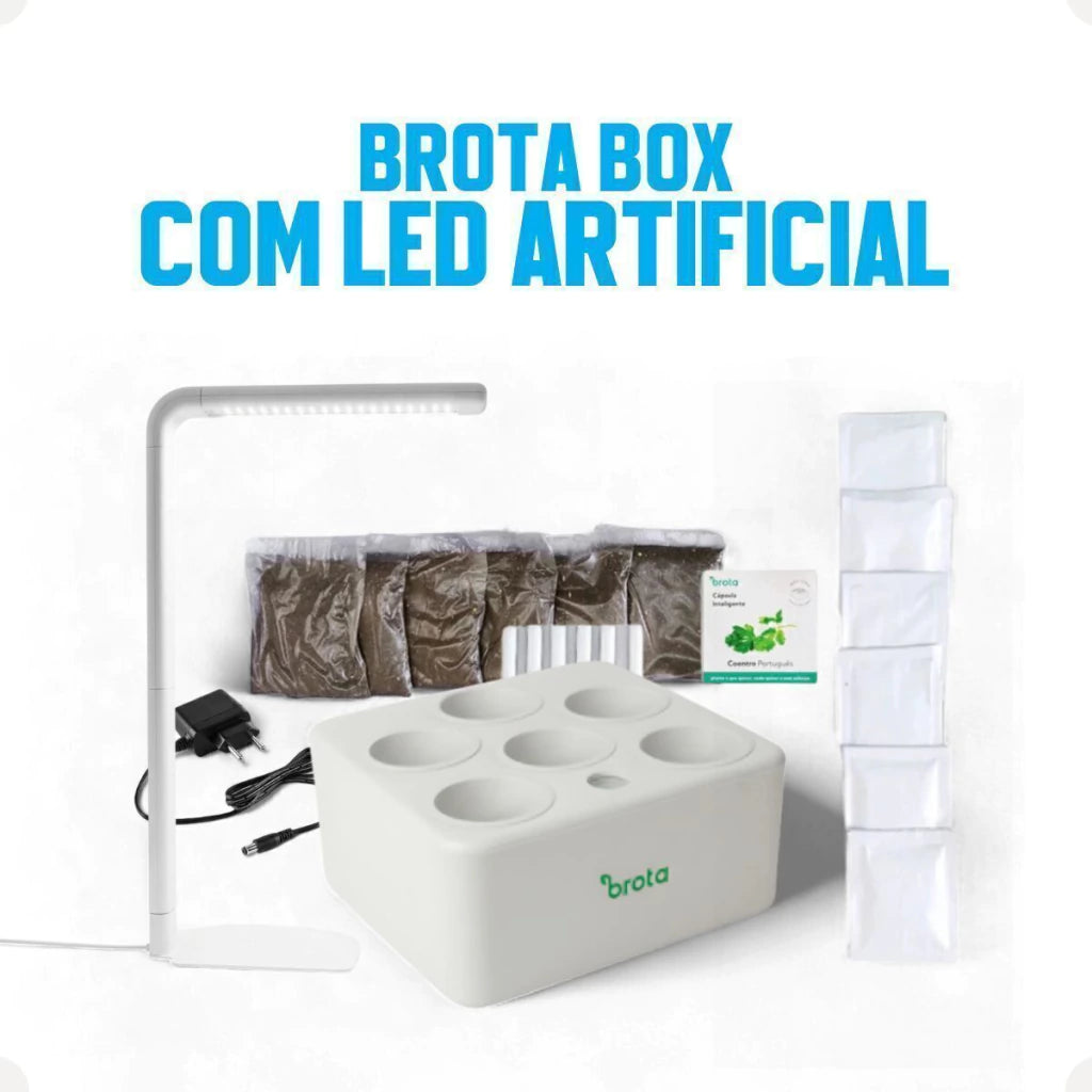 Box Espelho com Luminária Natural Decorfun