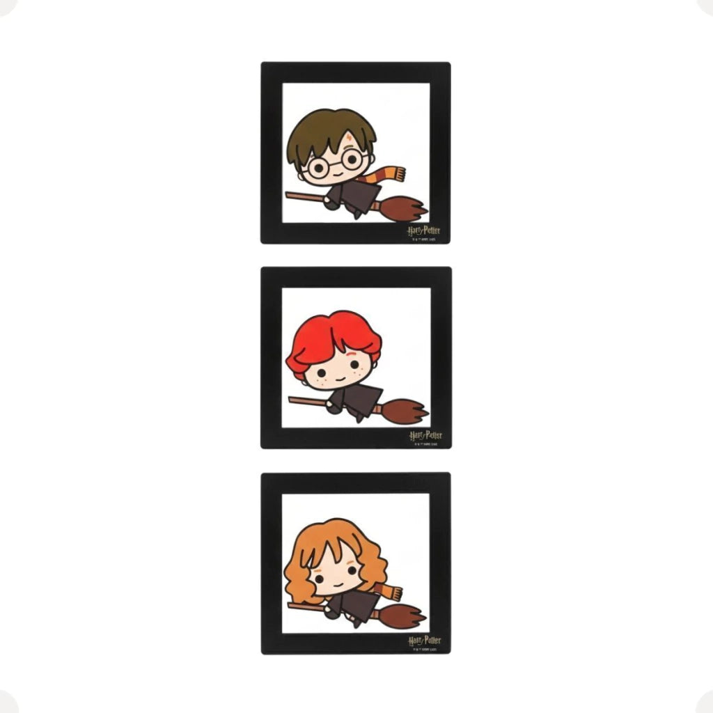 Conjunto de Quadros Harry Potter Pop Collection – 3 Peças