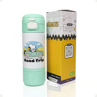 Garrafa Térmica Capsule com Canudo e Alça Snoopy – 450 ml
