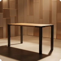 Pé de Mesa Industrial em Aço Reforçado com Base em Cantoneira – 70 cm