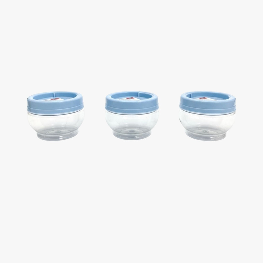 Kit Porta Condimentos Gire Trave 155ml 3 Peças Azul Claro