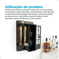 Pingômetro em Formato de Cabine em MDF
