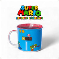 Caneca Tom Super Mario Azul em Cerâmica – 350 ml