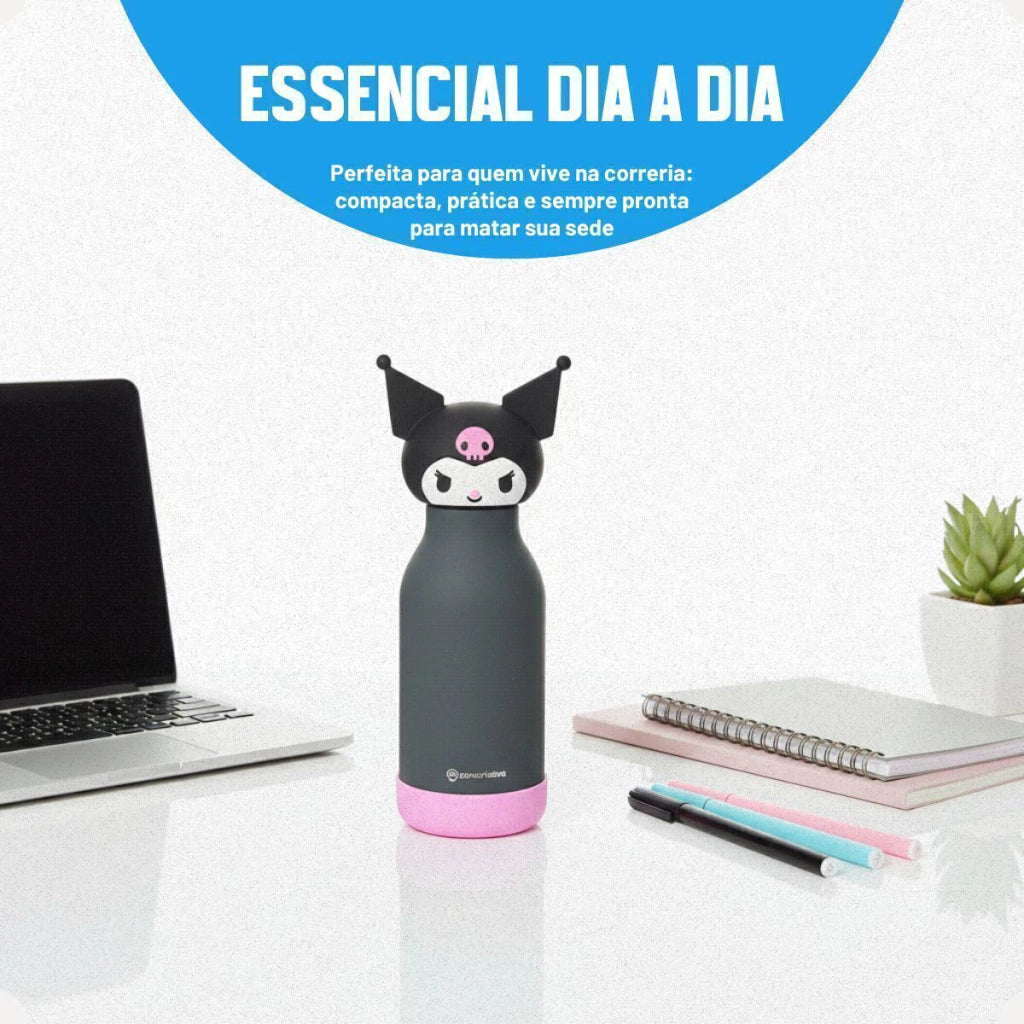 Garrafa Térmica Funny Kuromi – 500 ml