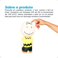 Luminária Charlie Brown Snoopy