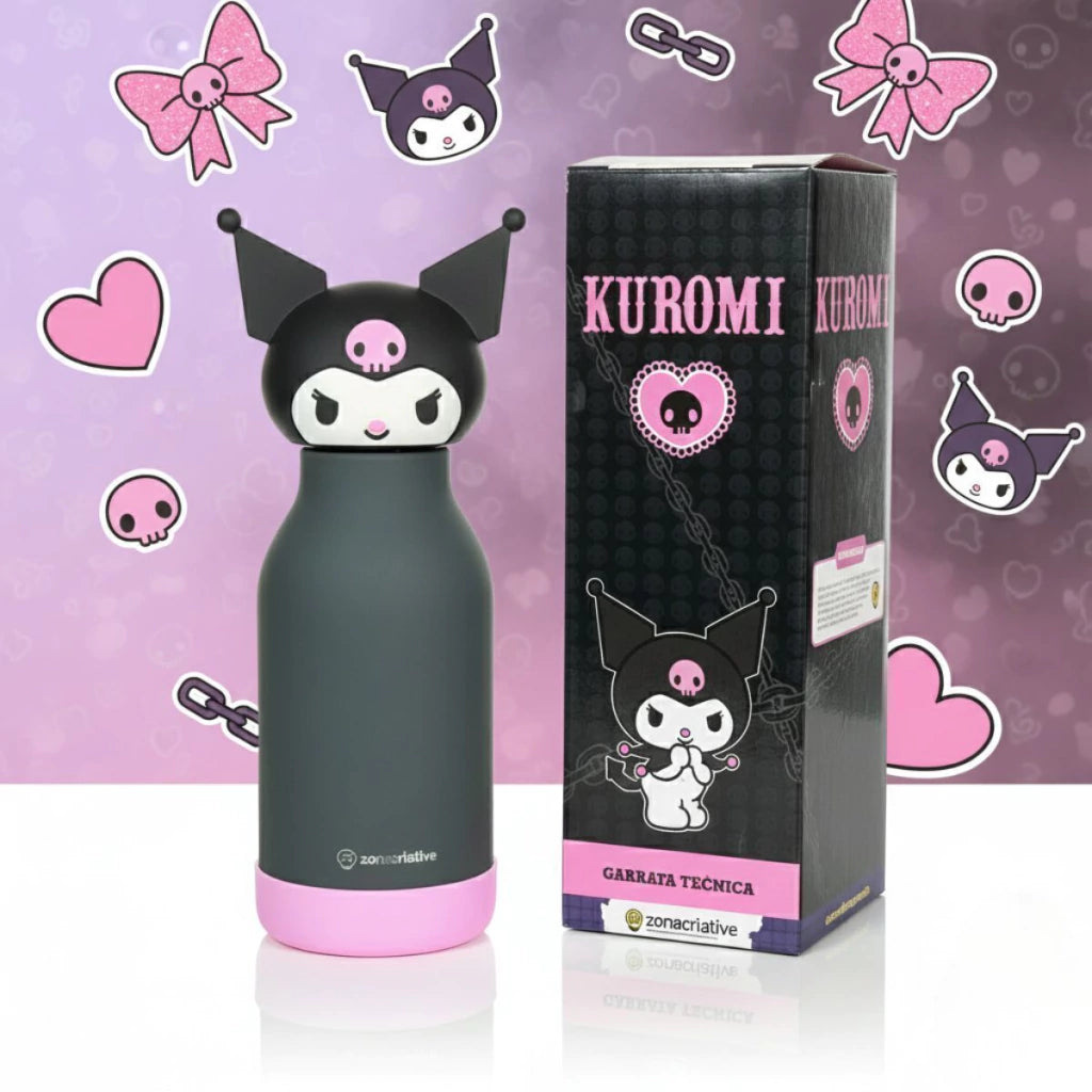 Garrafa Térmica Funny Kuromi – 500 ml