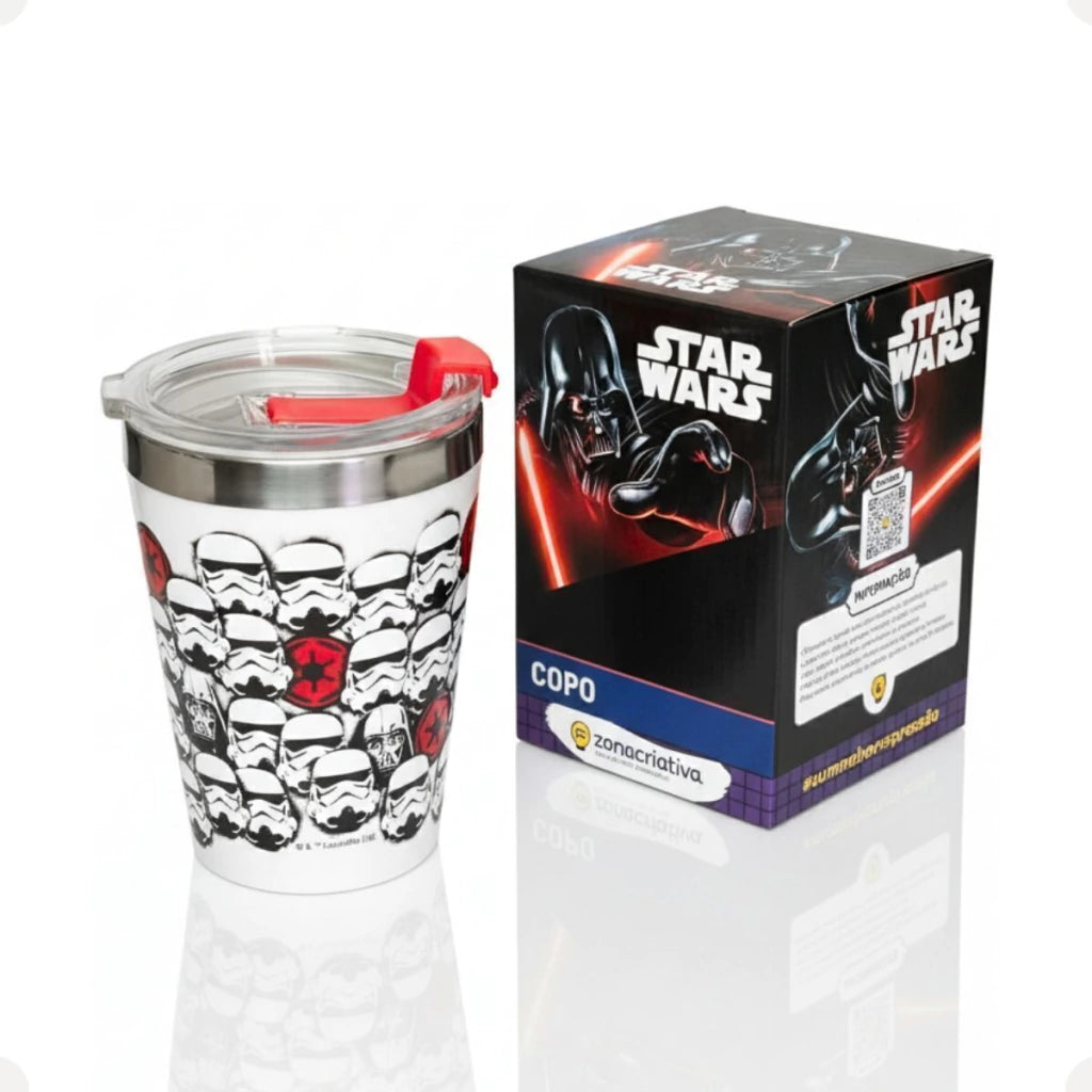 Copo de Viagem Snap com Tampa Star Wars – 300 ml