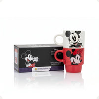 Conjunto com 2 Canecas Empilháveis Mickey e Minnie Mouse – 180 ml