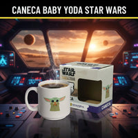 Caneca Mini Tina Baby Yoda em Cerâmica – 100 ml