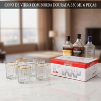 Jogo de 6 Copos Egeu Hauskraft – 330 ml