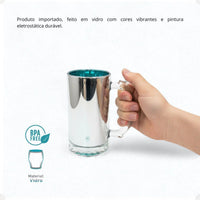Caneca de Chopp Eletrostática Amigas – 450 ml