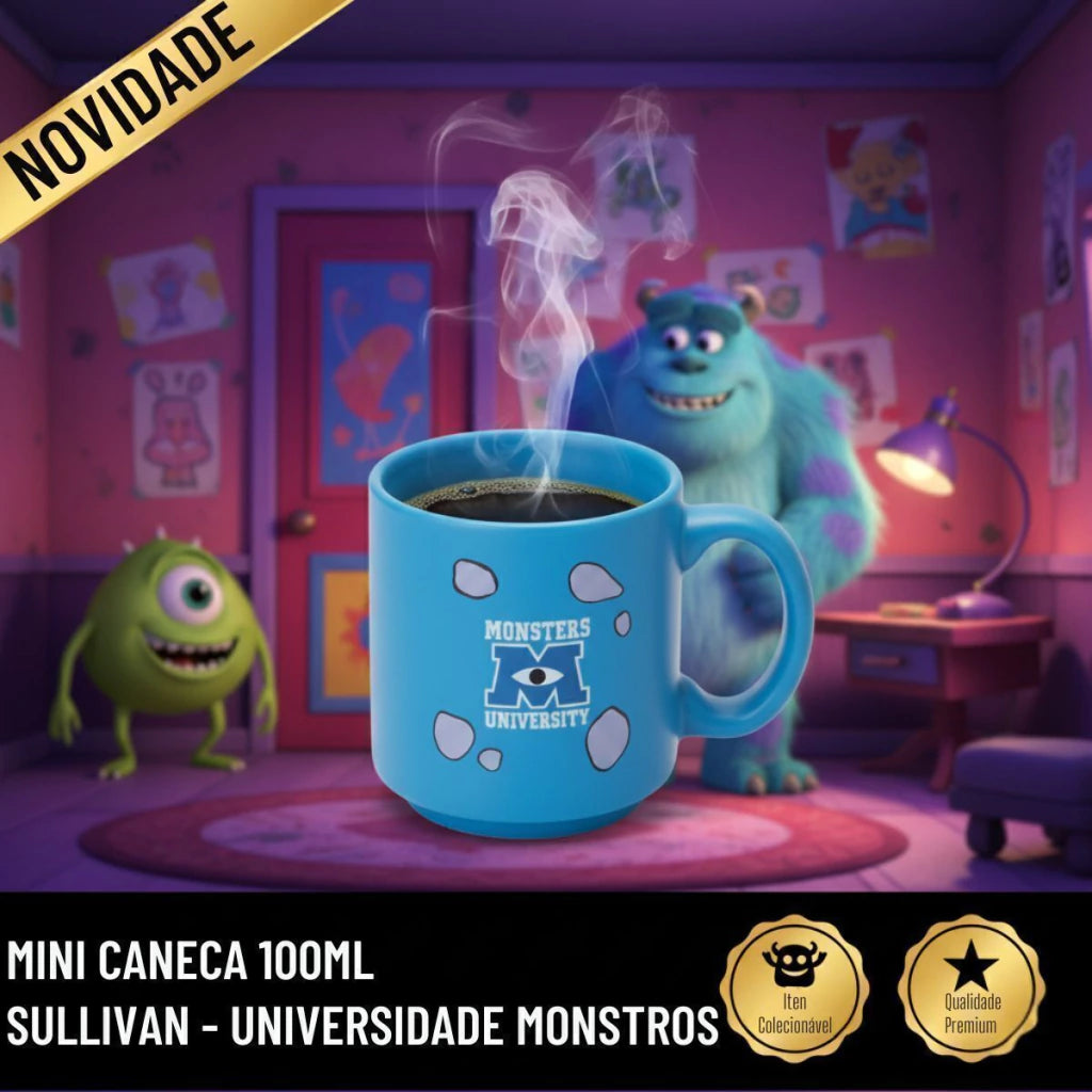 Caneca Mini Tina Sulley em Cerâmica – 100 ml