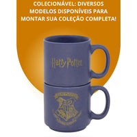 Caneca Mini Tina Cerâmica 100ml Brasão Hogwarts