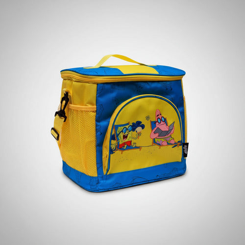 Bolsa Térmica Bob Esponja Retangular Zona Criativa Azul