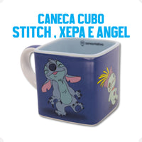 Caneca Cubo Stitch Voodoo Angel – 300 ml