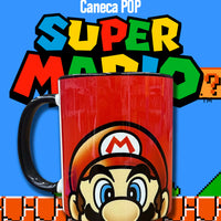 Caneca Pop Super Mario Face em Cerâmica – 350 ml