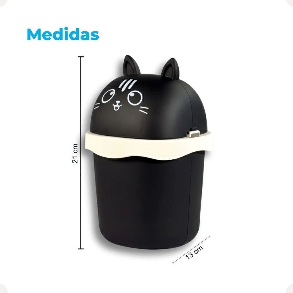 Lixeira com Tampa Basculante Gato – 15 L