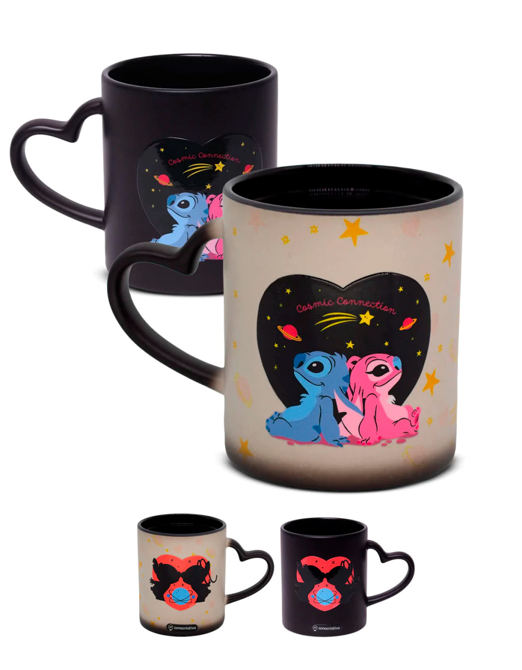 Caneca Magic Stitch e Angel Namorados – 350 ml