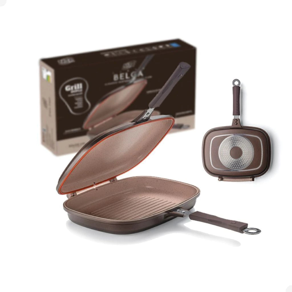 Grill Duplo Belga MTA com Revestimento Ceramic Antiaderente