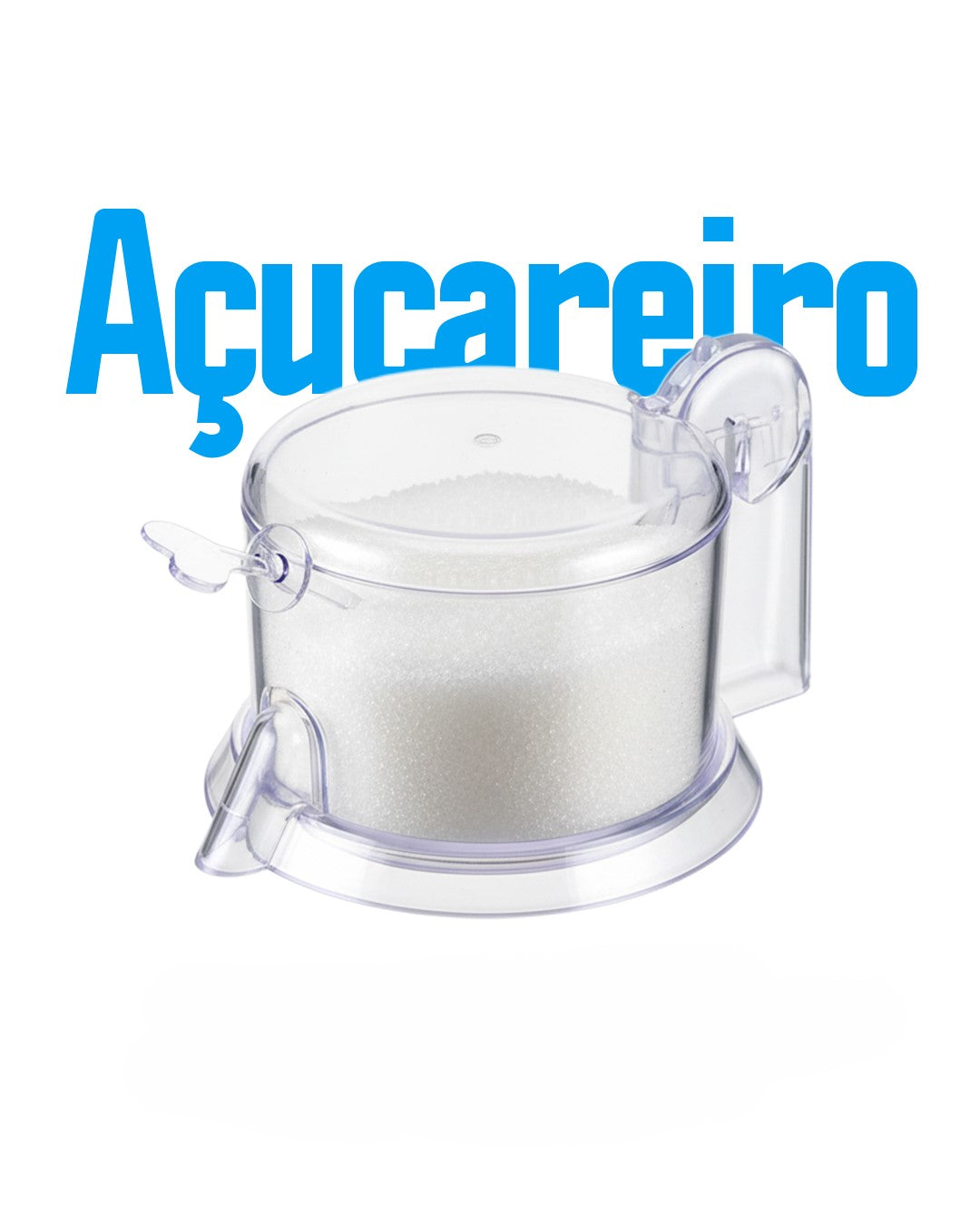 Kit Porta Bolo Trança 26cm com Porta queijo, Porta Leite, Manteigueira e Açucareiro Acrílico 5 Peças