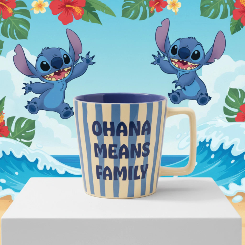 Caneca Buck Stitch Listrada – 400 ml