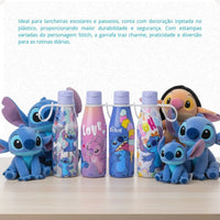 Garrafa Plástica Squeeze Stitch com Tampa Abre Fácil – 530 ml (Sortida)