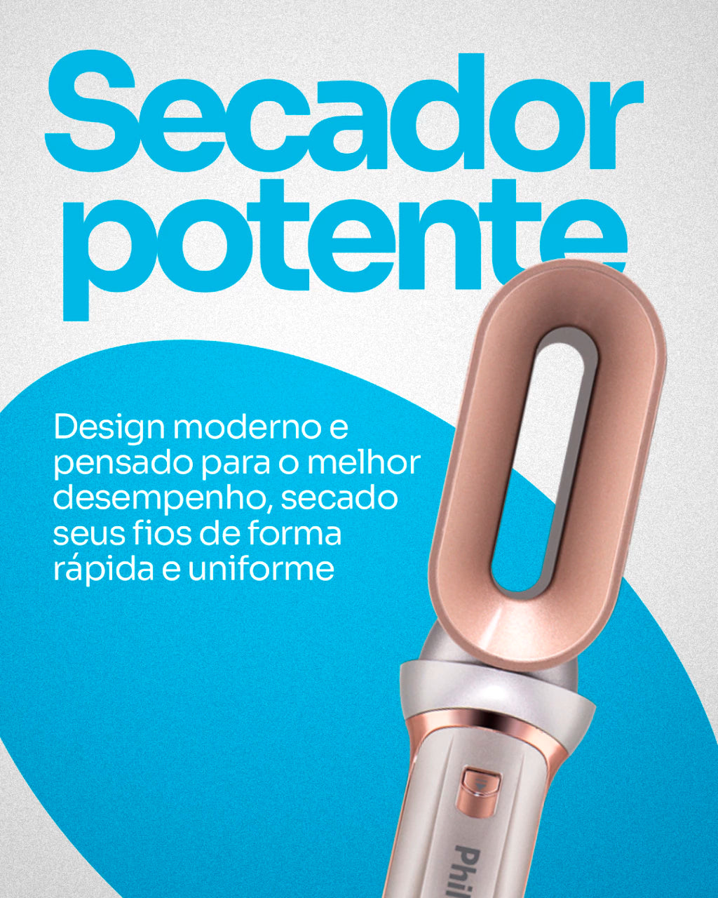 Escova Secadora Philco Multifunções com 3 Acessórios – 1300 W