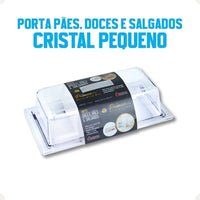 Porta-Pães em Acrílico para Doces e Salgados – 22,5 x 9,5 cm