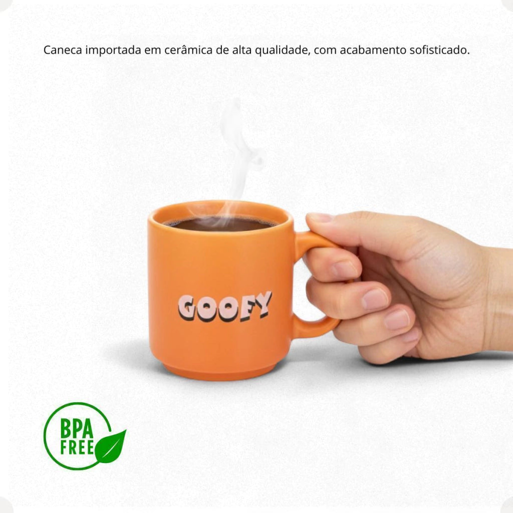 Caneca Mini Tina Pateta em Cerâmica – 100 ml