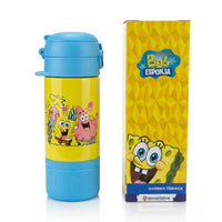Garrafa Térmica Capsule com Canudo e Alça Bob Esponja – 450 ml