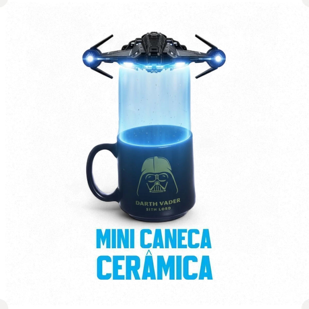 Caneca Mini Tina Darth Vader em Cerâmica – 100 ml