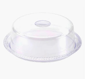 Porta-Bolo em Acrílico Decorado com Trança – 26 cm