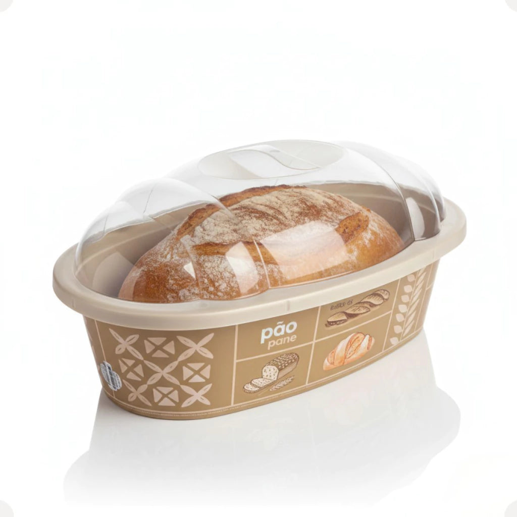 Porta-Pão em Plástico Oval