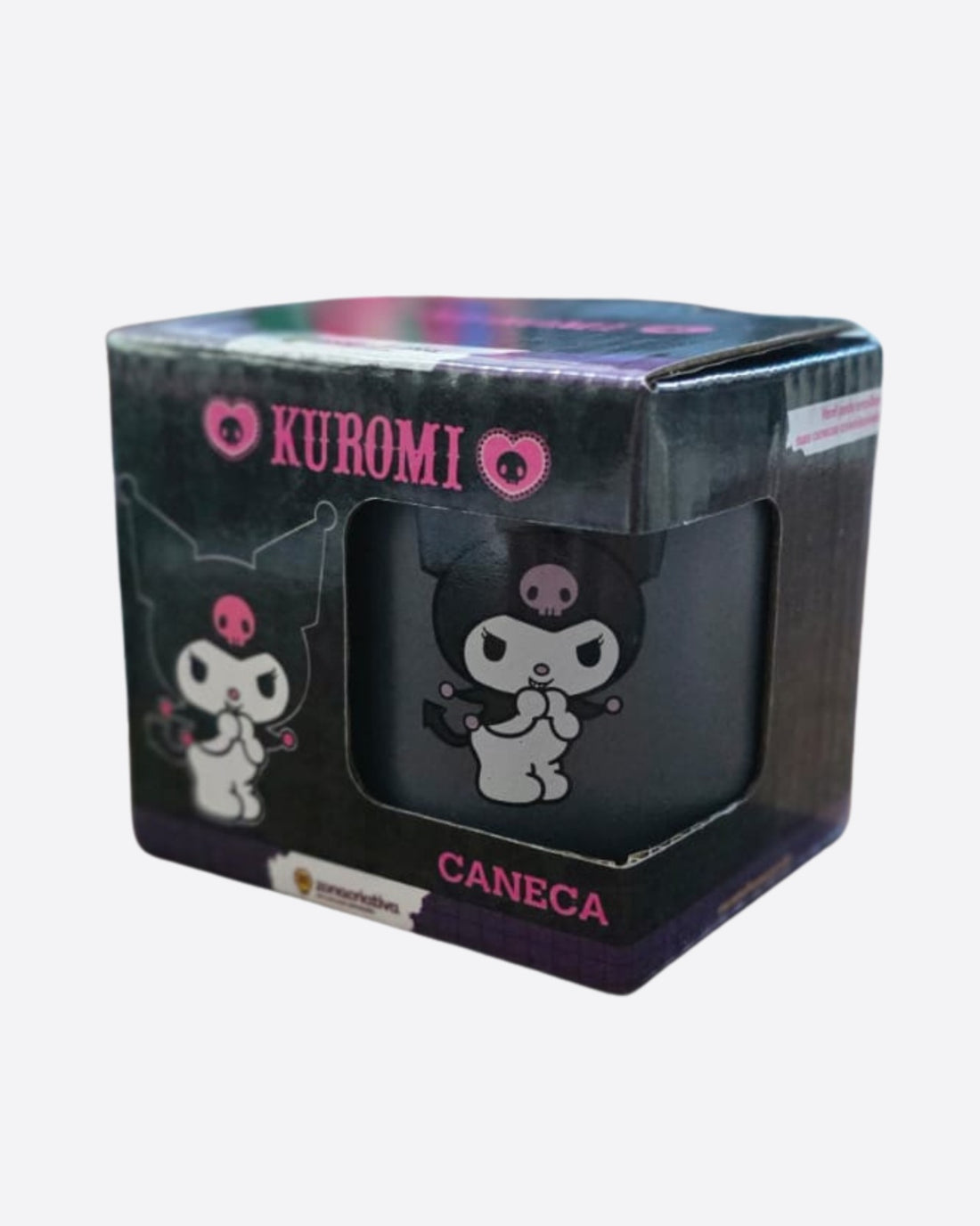 Caneca Mini Tina Cerâmica 100ml Kuromi