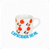 Conjunto de Xícaras de Café Tulipa – 6 Peças 90 ml