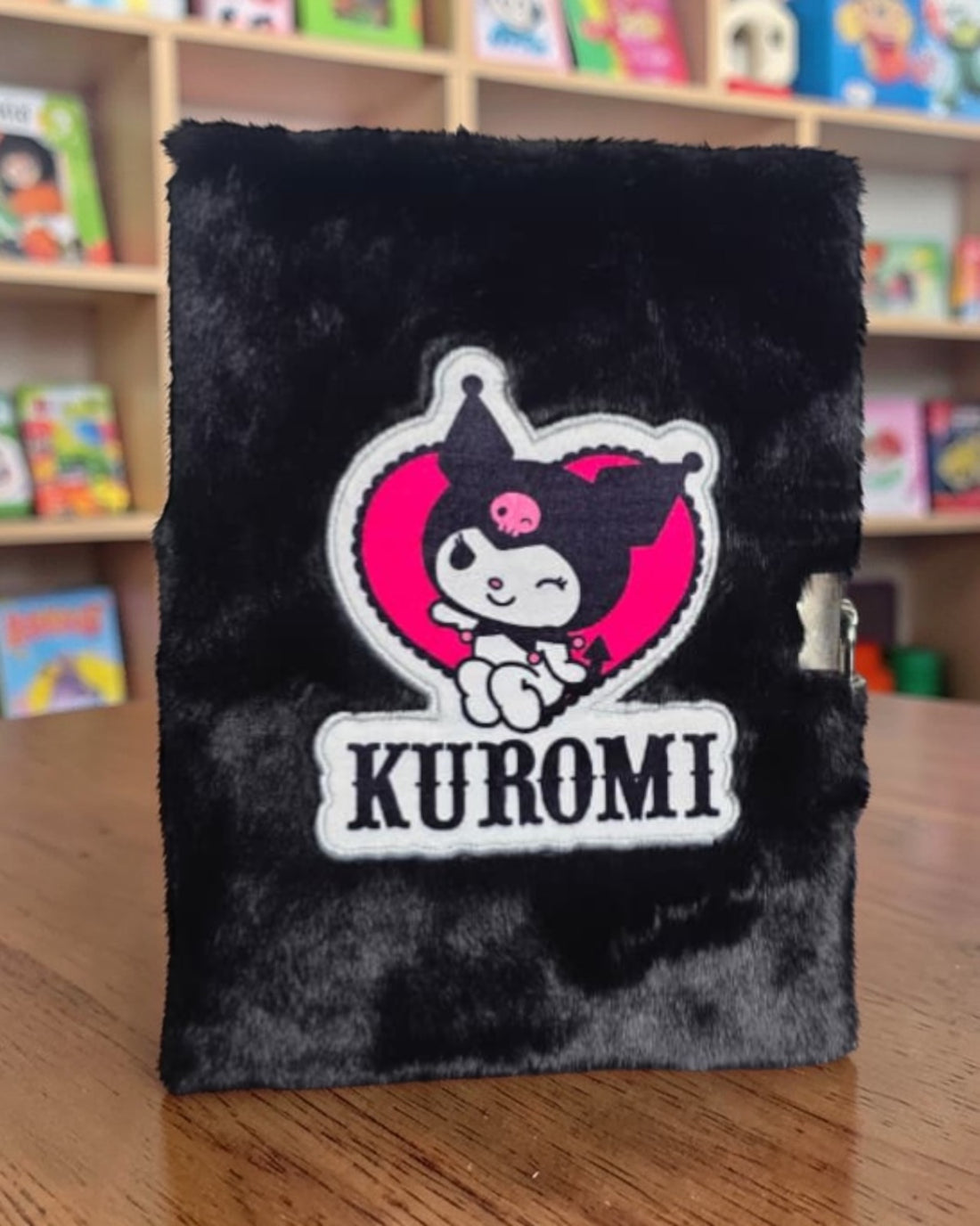 Caderno de Pelúcia com Cadeado A5 80fls Kuromi