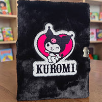 Caderno de Pelúcia com Cadeado A5 80fls Kuromi