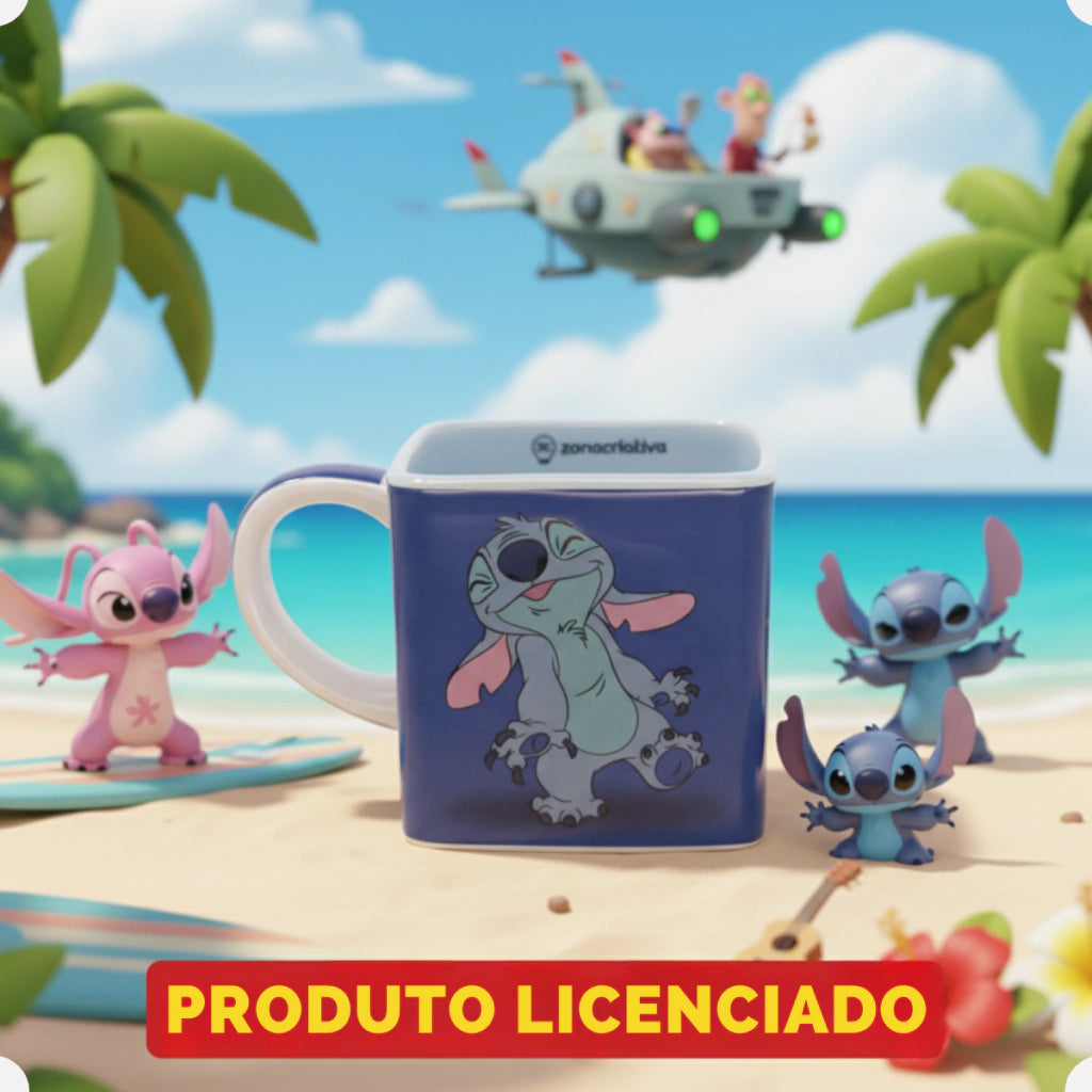 Caneca Cubo Stitch Voodoo Angel – 300 ml
