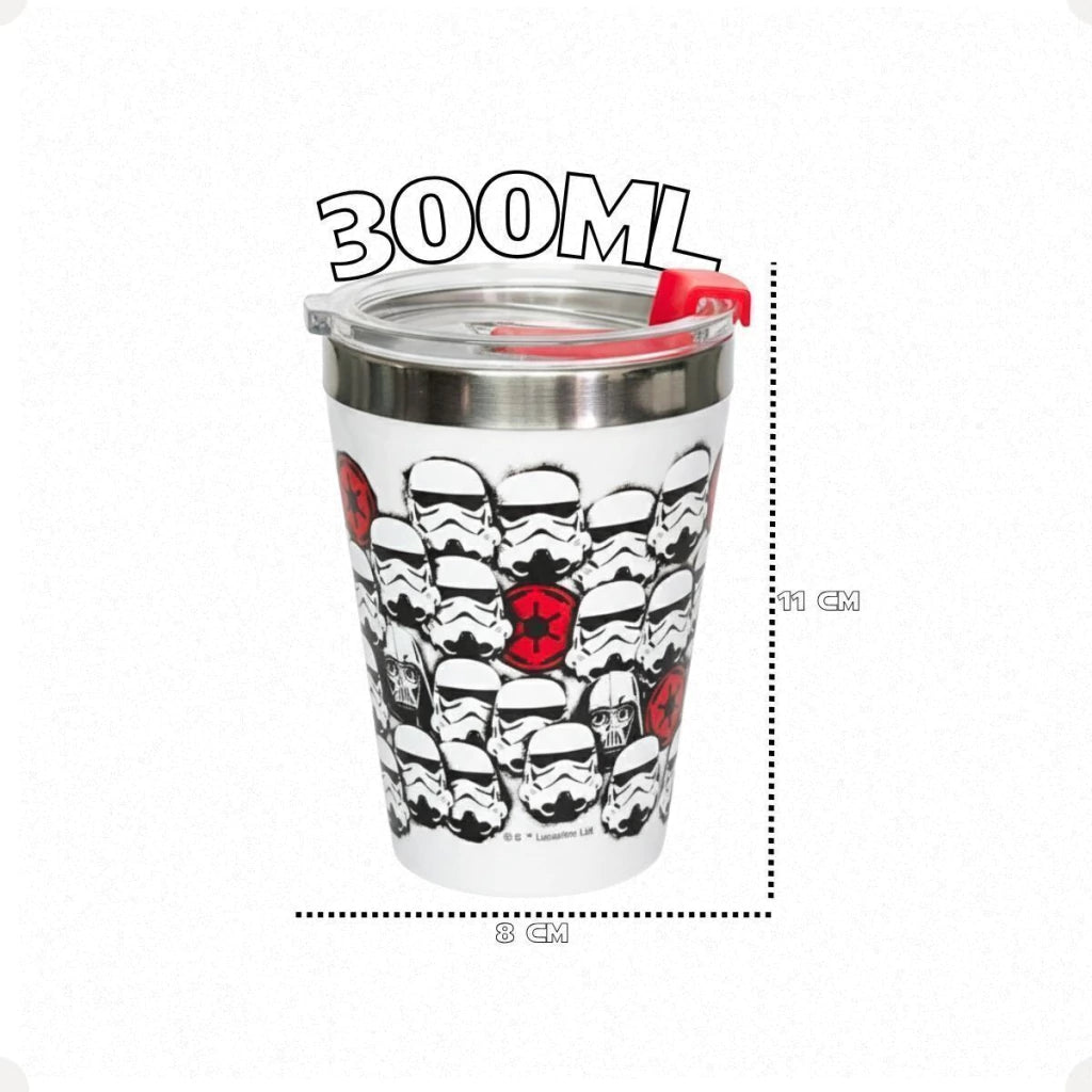 Copo de Viagem Snap com Tampa Star Wars – 300 ml